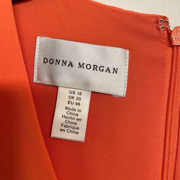 Donna Morgan 16 faux wrap dress, classic - Picture 5 of 12
